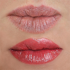 Permanent lip makeup