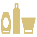 Animated beauty product bottles